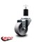 Service Caster 3'' Semi Steel Wheel Swivel 1-1/2'' Expanding Stem Caster SCC-EX20S314-SSS-112 - alternate 3